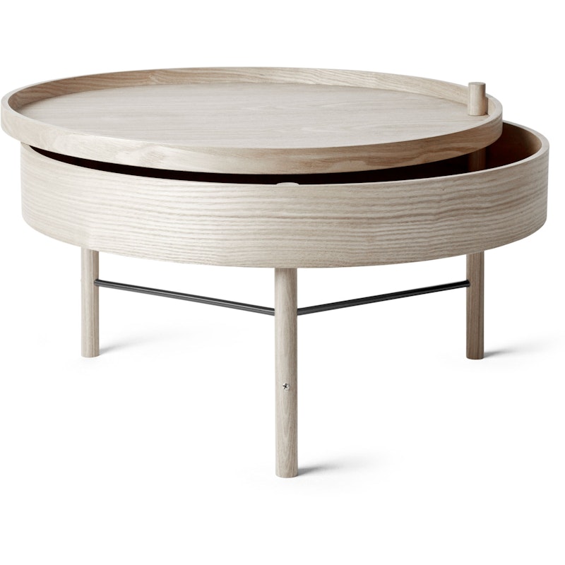 Turning Table, White Oak ø65 cm