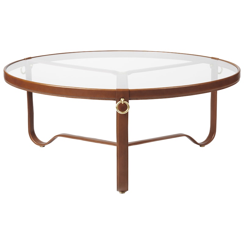 Adnet Coffee Table 100 cm, Tan